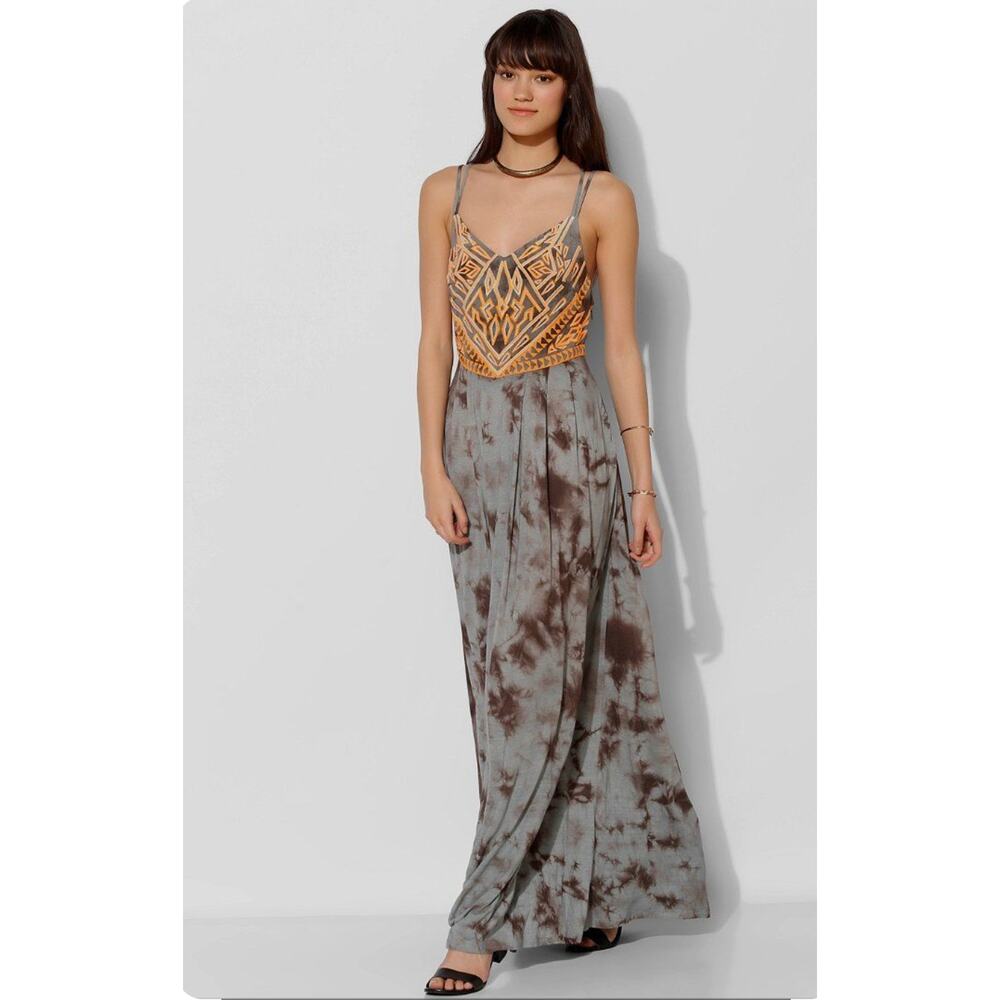 Ecote Urban Outfitters tie dye maxi dress size medium